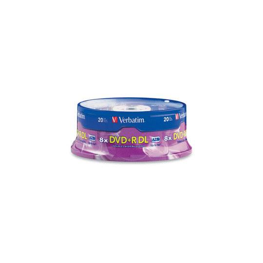 Disco Verbatim DVD-RW dl 8.5GB 2.4x 20pzas