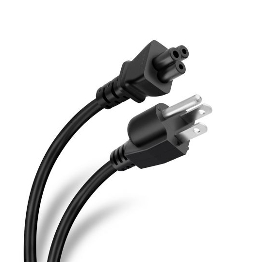 Cable corriente Brobotix 1.80m p/laptop triple