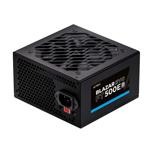 Fuente de poder Acteck de 500W blazar evo ft 500E color negro