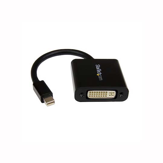 ADAPTADOR STARTECH MINI DISPLAYPORT 1.2 MACHO - DVI-I HEMBRA 1080P NEGRO
