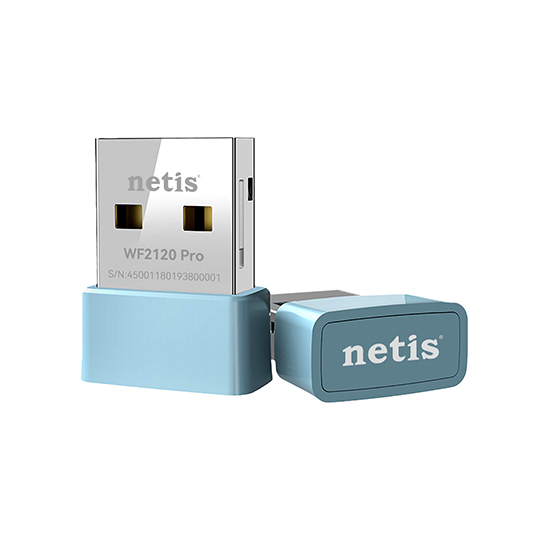 Netis WF2120 N150 Wireless Nano USB Adapter, Compatible with WIN, MAC, LINUX