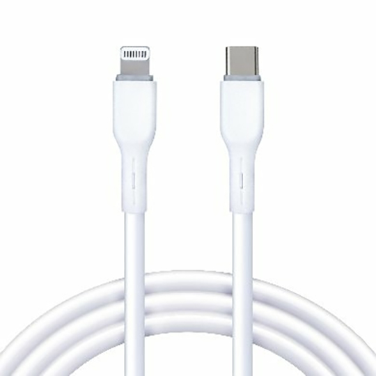 Cable Carga Rápida Brobotix USB v3.0 C Alightning 1m Blanco