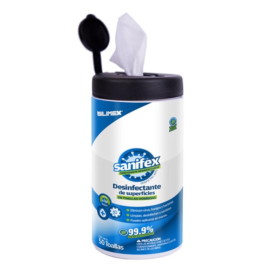 TOALLITAS DESINFECTANTES FORMULADAS PARA DESINFECTAR MANOS Y SUPERFICIES, AYUDA