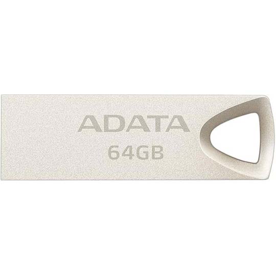 Memoria flash Adata UV210 64GB USB 2.0 dorado metalico
