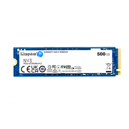 SSD Kingston SNV3S NVMe, 500GB, PCI Express 4.0, M.2