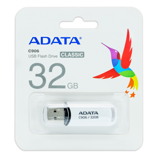 Memoria USB 2.0 C906 32 GB Blanca.