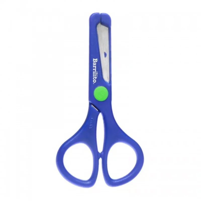 TIJERA ESCOLAR PLASTICO B45 ATADO DE 6 PZAS.