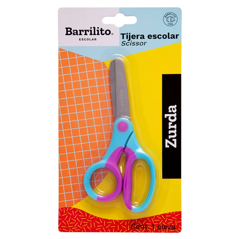 Tijera escolar para zurdo 146-5NI 1 PZ.