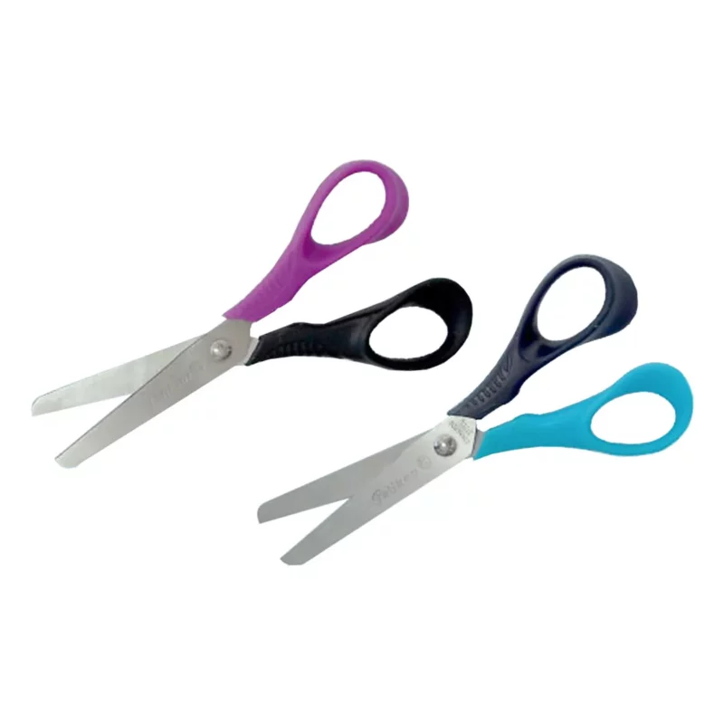 TIJERA ESCOLAR 5″ ERGONOMICA 8000035 ATADO DE 12 PZAS.