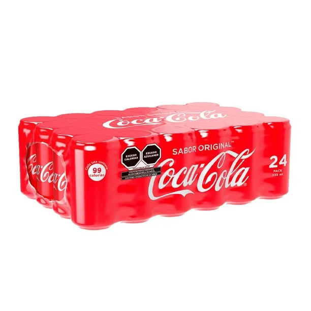Refresco Coca-Cola Mini Lata 24 Piezas de 235 ml c/u