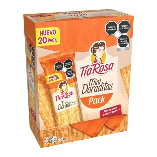 Mini Doraditas Tía Rosa 20 pzas 45 gr