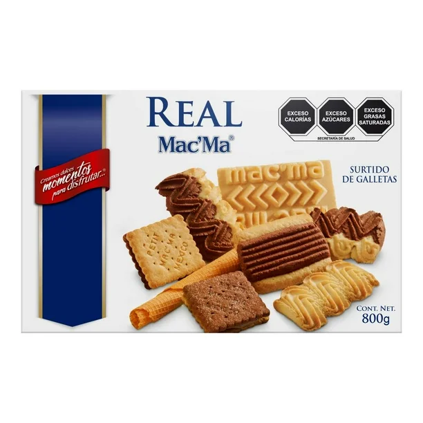 Galletas Mac'Ma St. Real Surtido 800 g