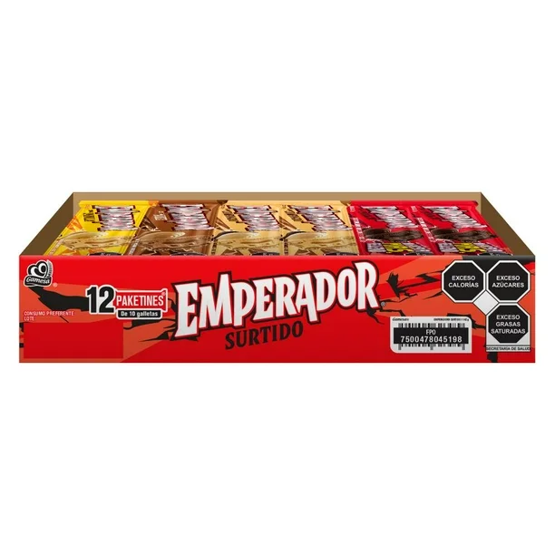 Galletas Emperador Gamesa Sabor Surtido 12 Paketines