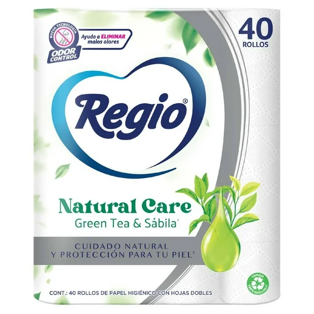 Papel Higiénico Regio Natural Care 40 Rollos