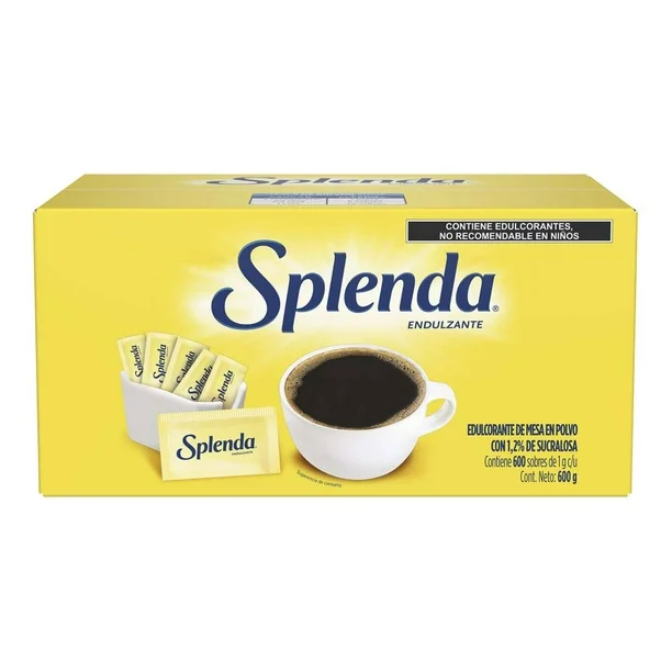 Endulzante Splenda 600 Sobres de 1 g c/u