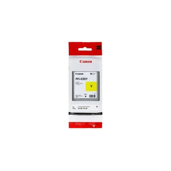 Tinta Canon PFI-030 Color Amarillo para Series TA