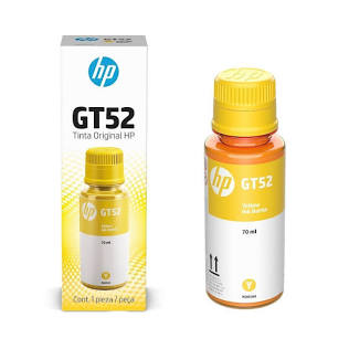 Botella Tinta HP GT52 Amarillo