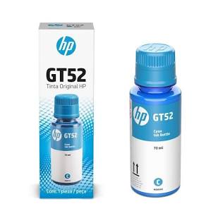 Botella Tinta HP GT52 Cian