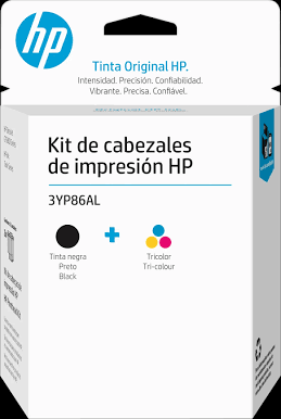 Kit de cabezales HP GT Negro/Tricolor