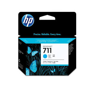 Tinta HP LF 711 Cyan 3Pack DesignJet