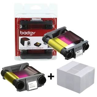 Kit para 100 impresiones Badgy100/200