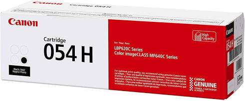 Cartucho Canon para toner 054 H negro