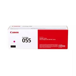 Cartucho Canon para toner 055 magenta.