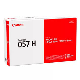 Cartucho Canon para toner 057H negro