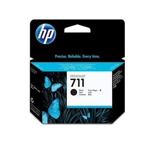 Cartucho de tinta HP 711 de 80 ml negro