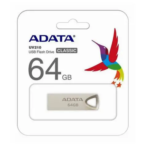 Memoria USB Adata UV210, 64GB, USB 2.0,