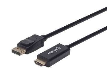Cable Manhattan DisplayPort M-M 3m Color Negro
