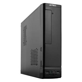 Gabinete slim atom negro ACTECK.