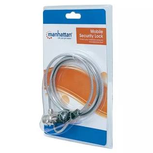 Candado Manhattan Seguridad Laptop 1.4m C/Llave