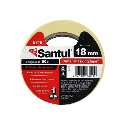 Masking tape SANTUL 18MM X 50M.
