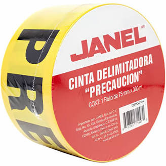 Cinta de señalizacion Janel 75 mm x 300