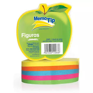 Notas Adhesivas Memo Tip forma manzana