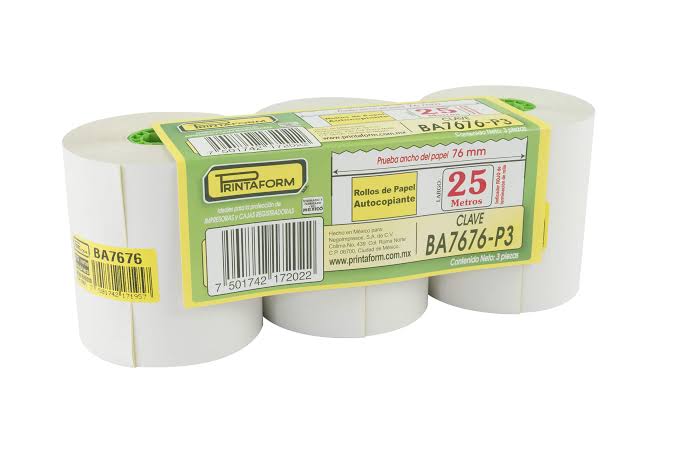 LM-Rollo de papel Bond Printaform 76 mm