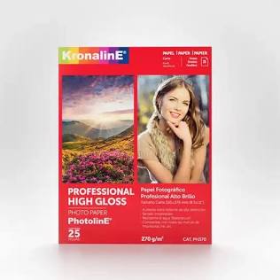 Papel fotografico Kronaline high glossy