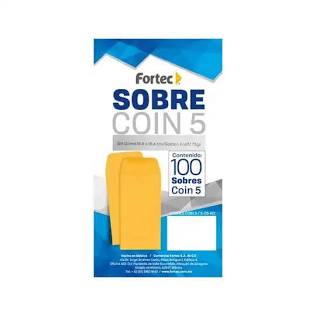 Sobre coin No. 5 Fortec Kraft económico