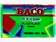Marqueta de plastilina BACO color verde