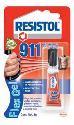 Pegamento instantáneo Resistol 911 Flex
