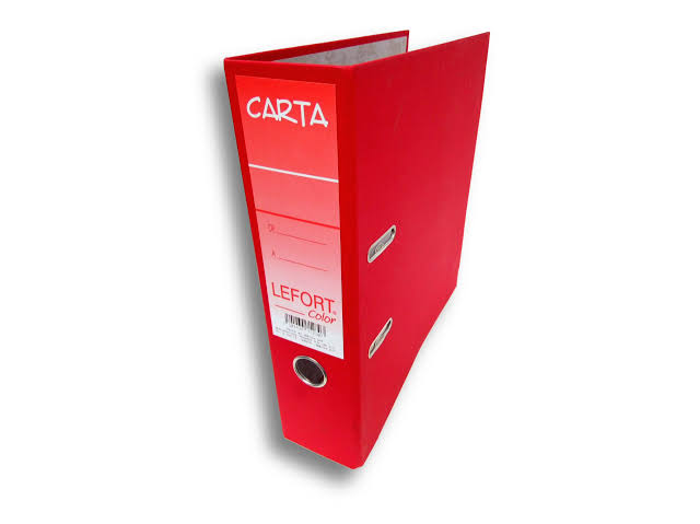 Registrador Lefort carta color rojo