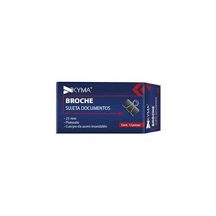 Sujeta documentos kyma binder 25mm c/12