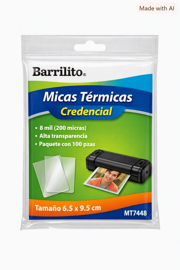 Mica térmica barrilito credencial 8 m