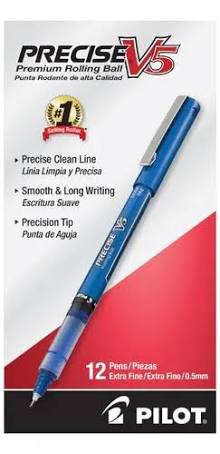 Boligrafo PILOT precise V5 azul C/12