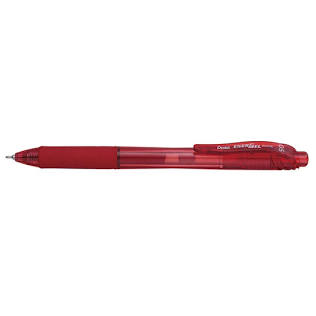 Bolígrafo retractil Pentel Energel rojo