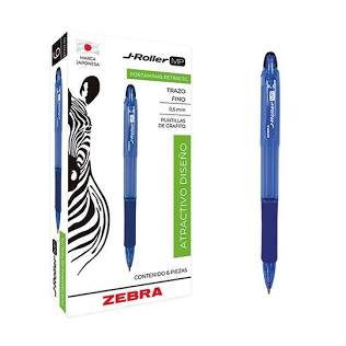 Portaminas ZEBRA J-Roller MP Punto Fino (0.5 mm) Color Azul