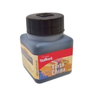 Tinta china Stafford color negro 17 ml.
