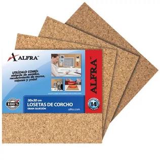 Loseta de corcho Alfra 30 x 30 cm