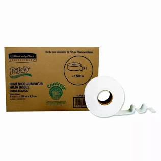 Papel Higiénico blanco Petalo, caja c/6